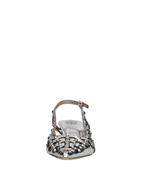 Décolléte slingback in vernice ASH | BIZARRE MIRROR LEATHERARGENTO